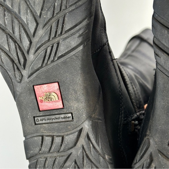 The North Face gorpcore tall leather utility boots women 8 - Picture 9 of 11